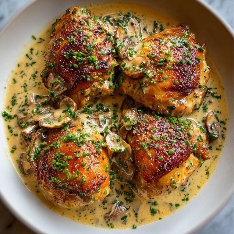 Irish Chicken in Whiskey Cream Sauce Recipe