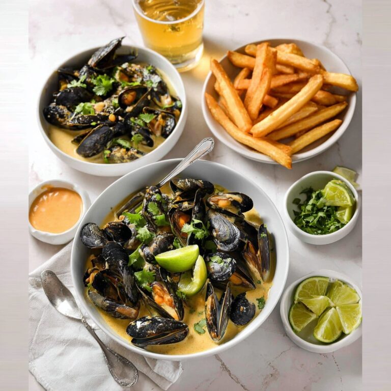Easy Coconut Curry Mussels Recipe
