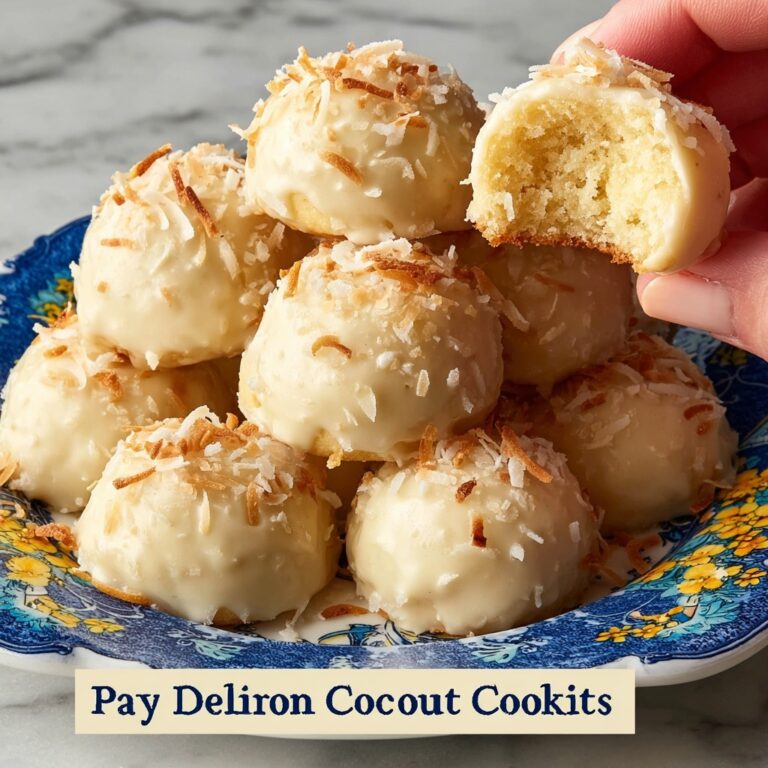 Dolly Parton Coconut Cookies with Lemon Glaze Recipe