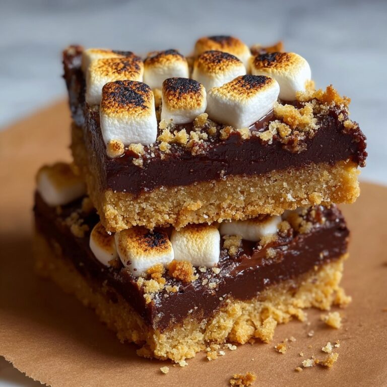 S’mores Gingerbread Cookie Bars Recipe