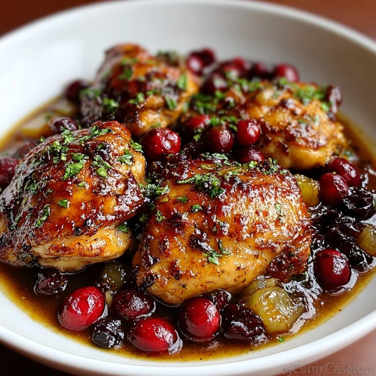 Slow Cooker Cranberry Chicken Recipe