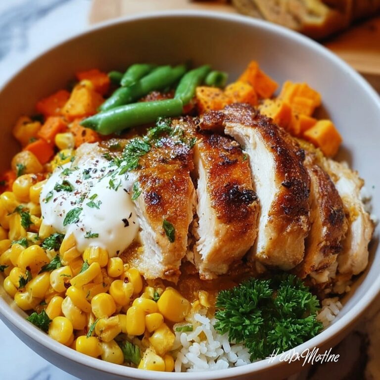 Street Corn Chicken Rice Bowl Recipe