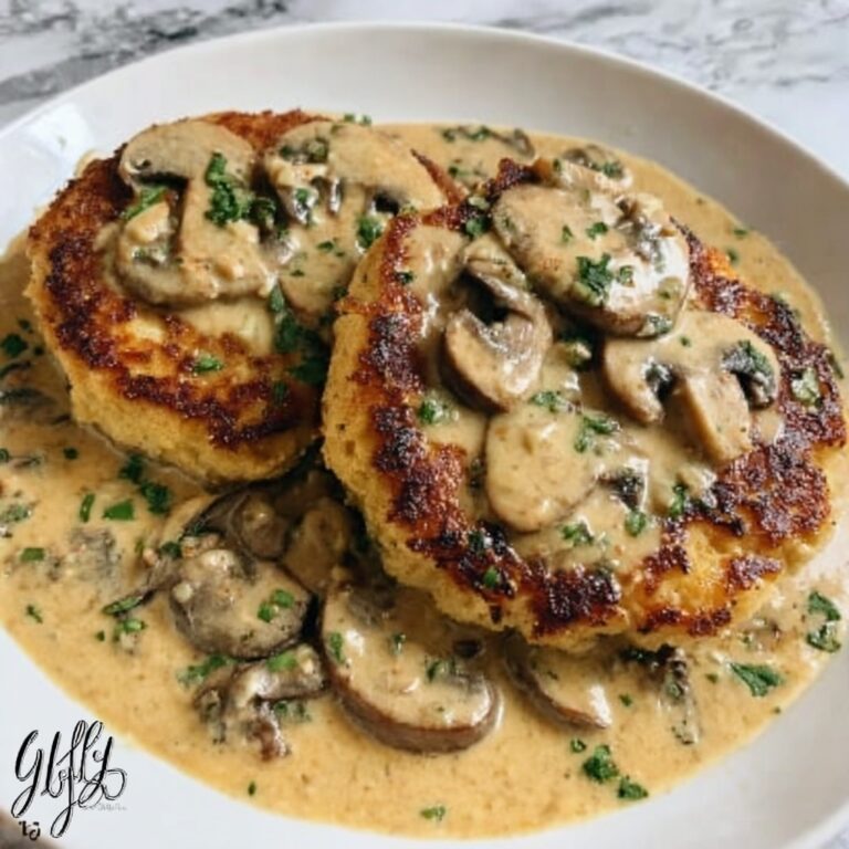 Creamy Pork Chops with Mushroom and Swiss Sauce Recipe