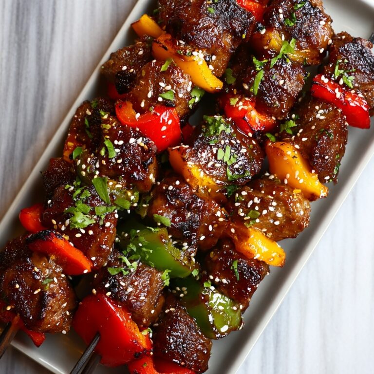 Sosaties: Grilled Curry-Marinated Lamb or Chicken Skewers with Apricots and Vegetables Recipe