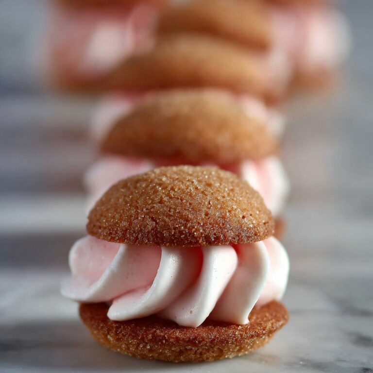 Pink Lemonade Miniature Ice Cream Sandwiches Recipe