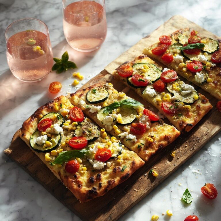 Summer Veggie Flatbread Recipe