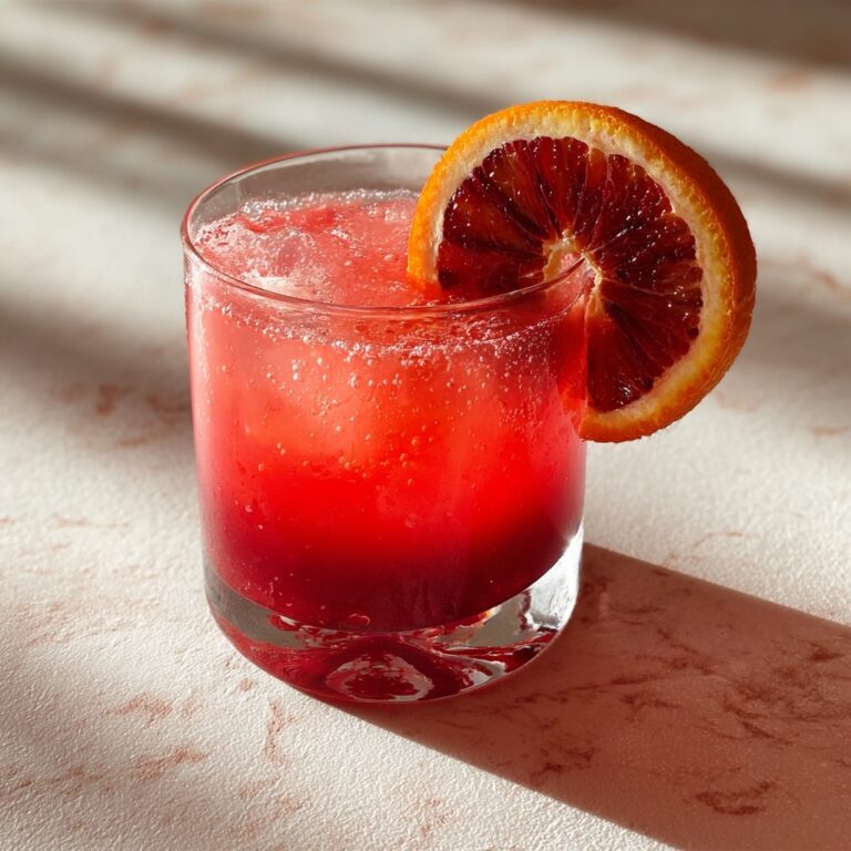 Blood Orange-Vanilla Shrub Recipe