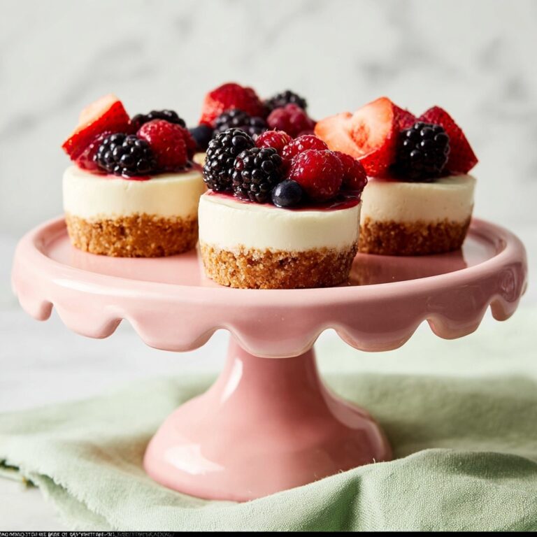 Mini No-Bake Cheesecakes Recipe