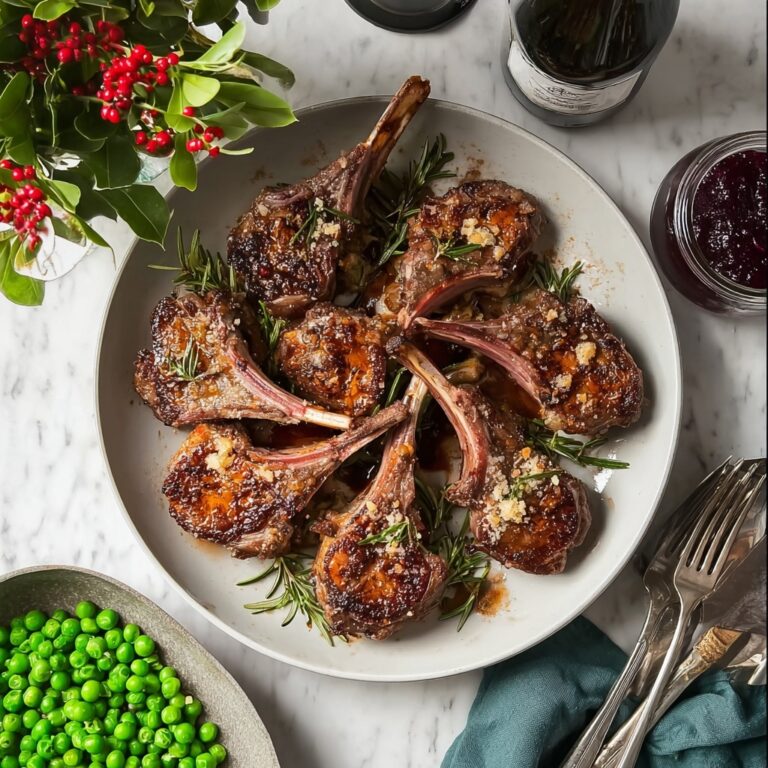 Garlic Rosemary Lamb Chops Recipe