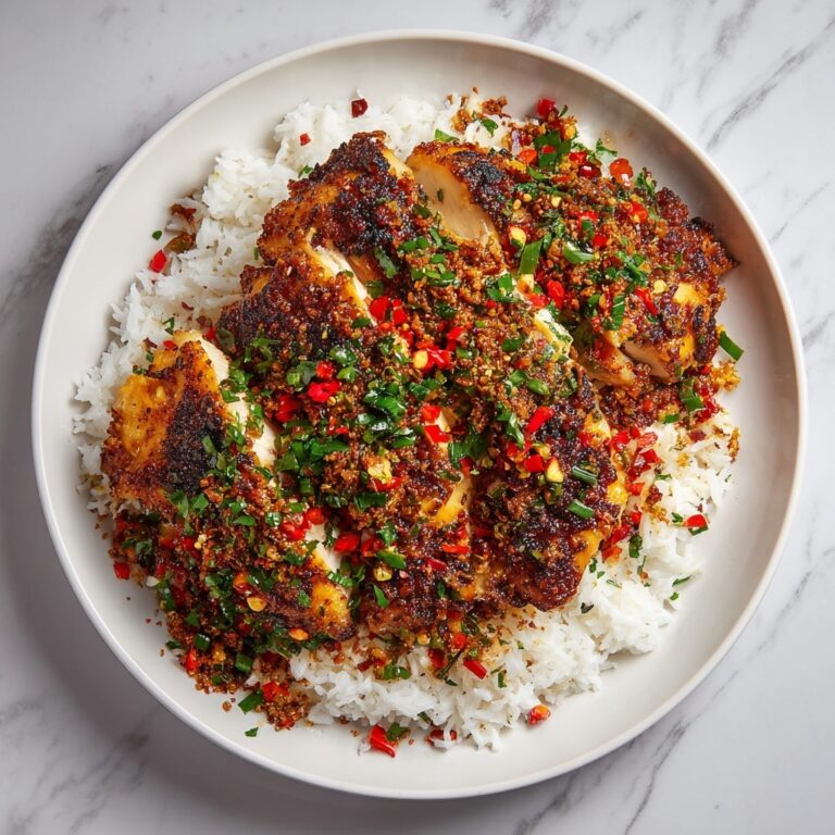 One-Pan Honey Butter Garlic Chicken & Rice Recipe