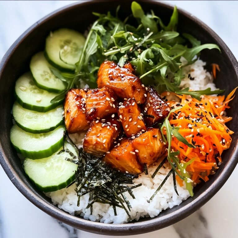 Honey Garlic Salmon Bowl Recipe