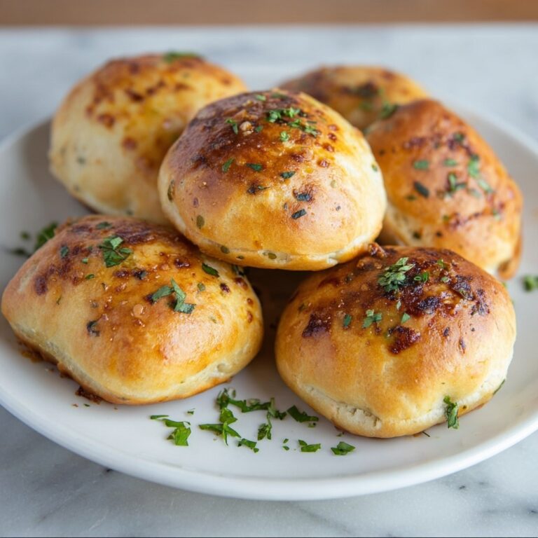 Chilli Stuffed Garlic Dough Balls with Cheese Recipe