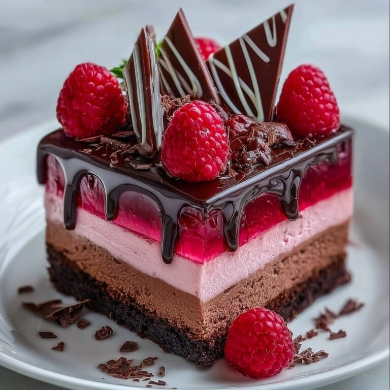 Heavenly Raspberry Chocolate Mousse Cake Recipe – Lush Layers & Decadent Flavor Recipe