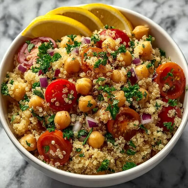 Lemon Herb Quinoa with Chickpeas Recipe