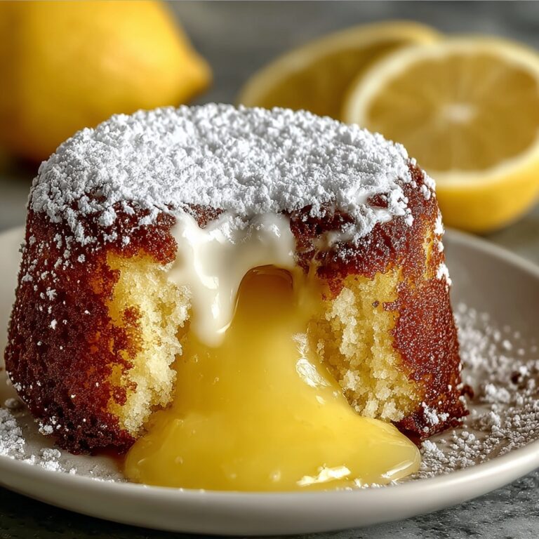 Lemon Lava Cake Dessert Recipe