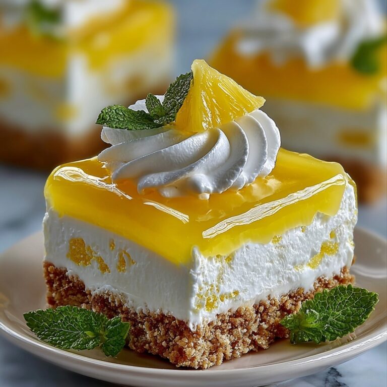 No-Bake Lemon Cheesecake Bars Recipe