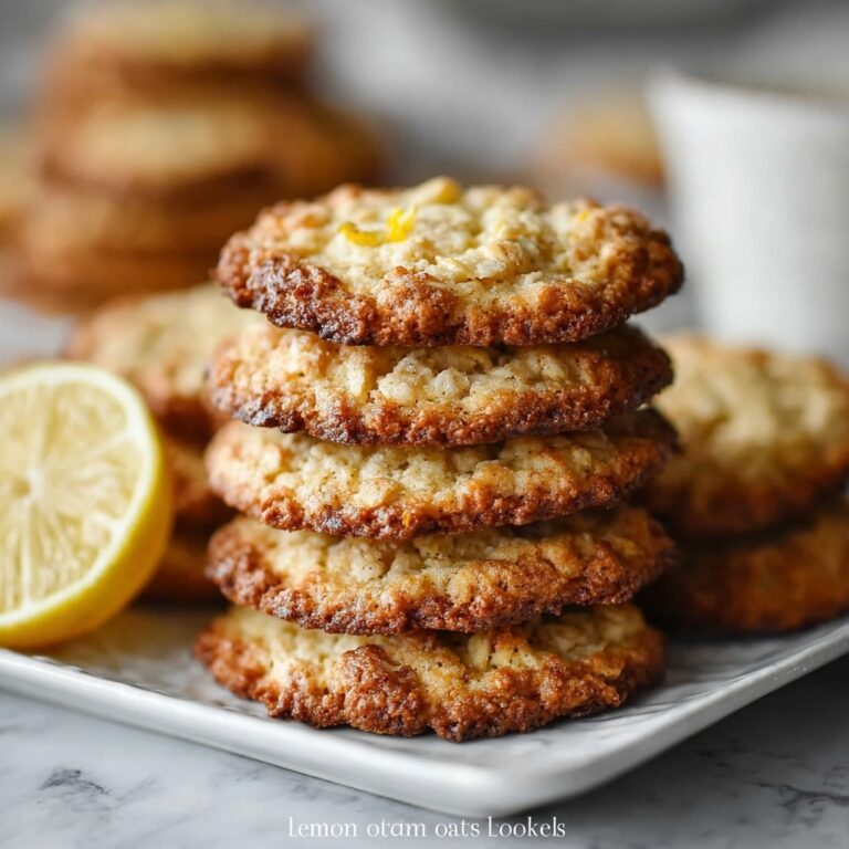 Lemon Oatmeal Cookies Recipe