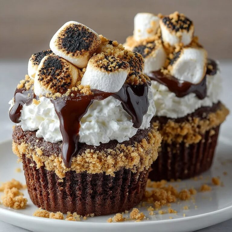 Smores Chocolate Marshmallow Cupcakes That Wow Your Tastebuds! Recipe