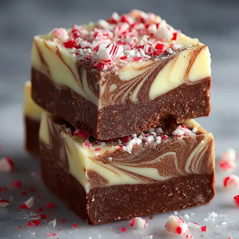 Peppermint Swirl Fudge Recipe