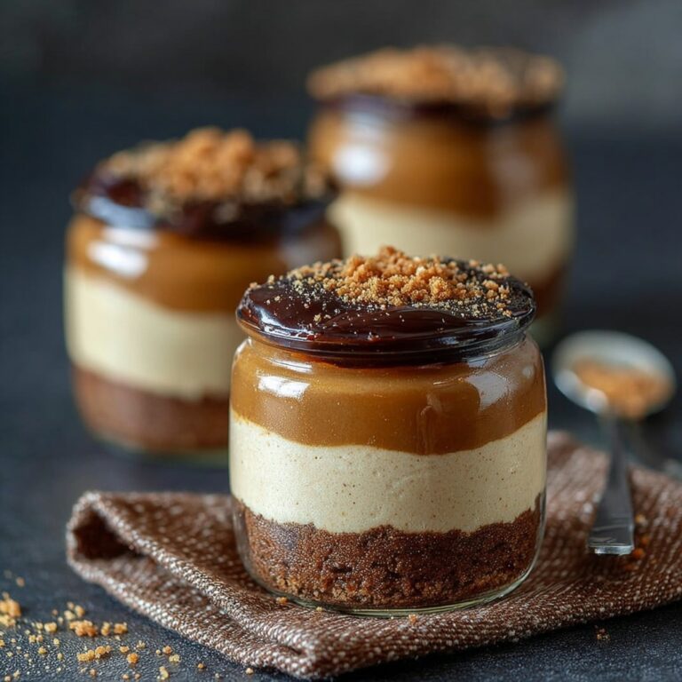 Biscoff Cookie Butter Pudding Jars Recipe
