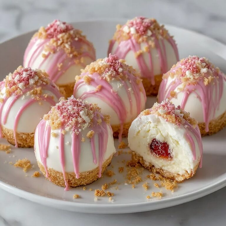 Strawberry Shortcake Cheesecake Truffles: No-Bake Dessert Bliss Recipe
