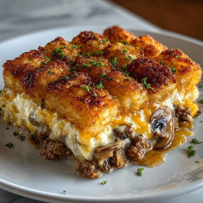 Irresistible Tater Tot Casserole with Ground Beef Recipe