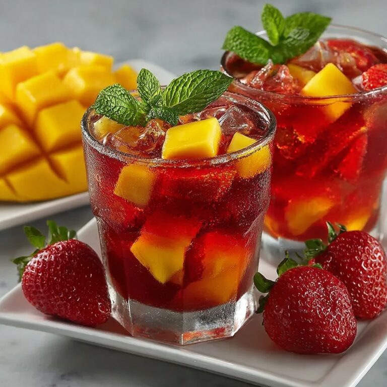 Mango Strawberry Iced Tea: Refresh Your Summer Sips! Recipe
