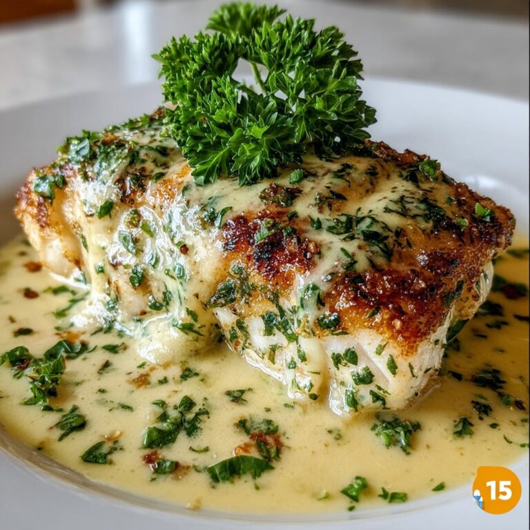 Baked Cod with Coconut Lemon Sauce Recipe