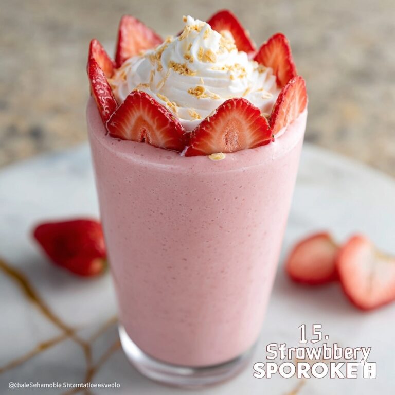 Strawberry Shortcake Protein Smoothie Recipe