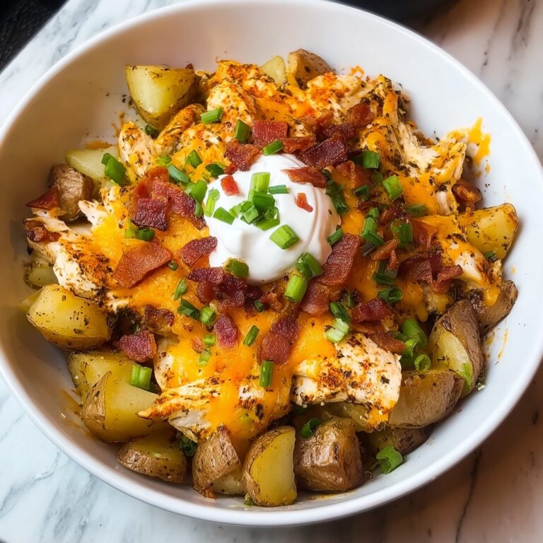 Cajun Chicken Loaded Potato Bake Recipe