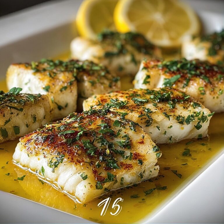 Lemon Garlic Fish Skillet Recipe