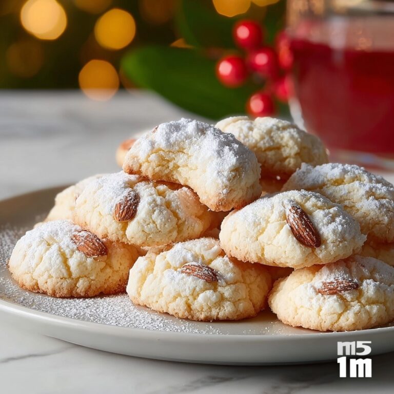 Almond Crescent Cookies Recipe