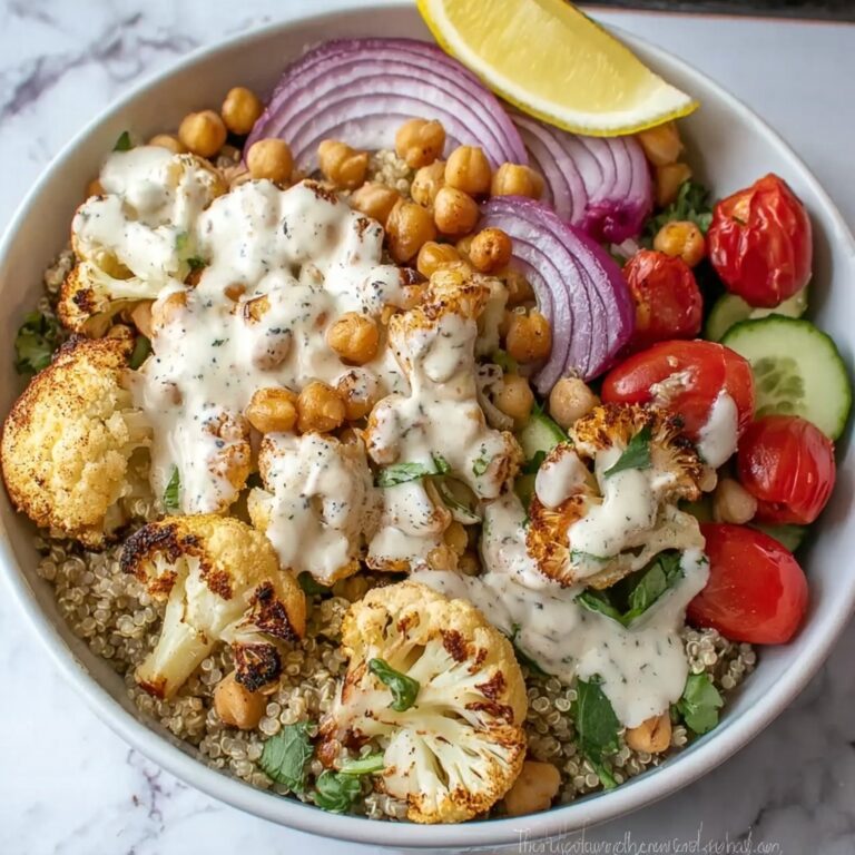 Cauliflower Shawarma Bowl Recipe