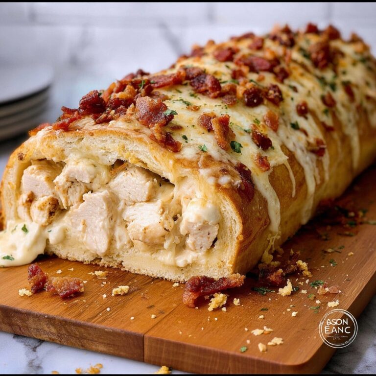 Chicken Bacon Ranch Stromboli Recipe
