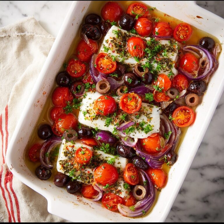 Mediterranean Baked Cod Recipe
