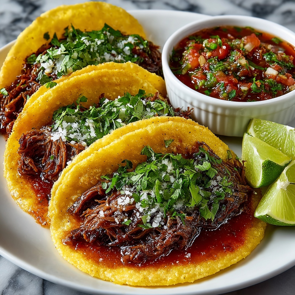 2 lbs raw beef chuck roast with rich marbling, 1 lb beef shank with bone exposed, 4 deep red dried guajillo chiles with wrinkled texture, 2 dark reddish-brown dried ancho chiles, a roughly chopped white onion with visible layers, 4 whole garlic cloves peeled and slightly crushed, small heap of warm brown ground cumin, sprinkle of dried oregano flakes in muted green tones, clear glass bowl of rich beef broth with slight golden tint, coarse salt and black peppercorns scattered artfully, stack of 12 golden-yellow corn tortillas with slightly rough texture, fresh bright green chopped cilantro leaves, several halved lime wedges showing juicy, vibrant green flesh. All ingredients arranged neatly on a clean white surface with soft natural light casting delicate shadows, emphasizing the contrasting textures and colors, with rustic wooden utensils and a folded linen napkin placed subtly nearby for warmth and context. overhead shot, top down view, flat lay photography, professional food styling --ar 1:1 --q 2 --s 750 --v 6.1