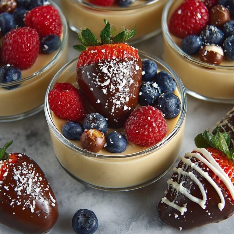 White Chocolate Caramel Pudding Cups Recipe