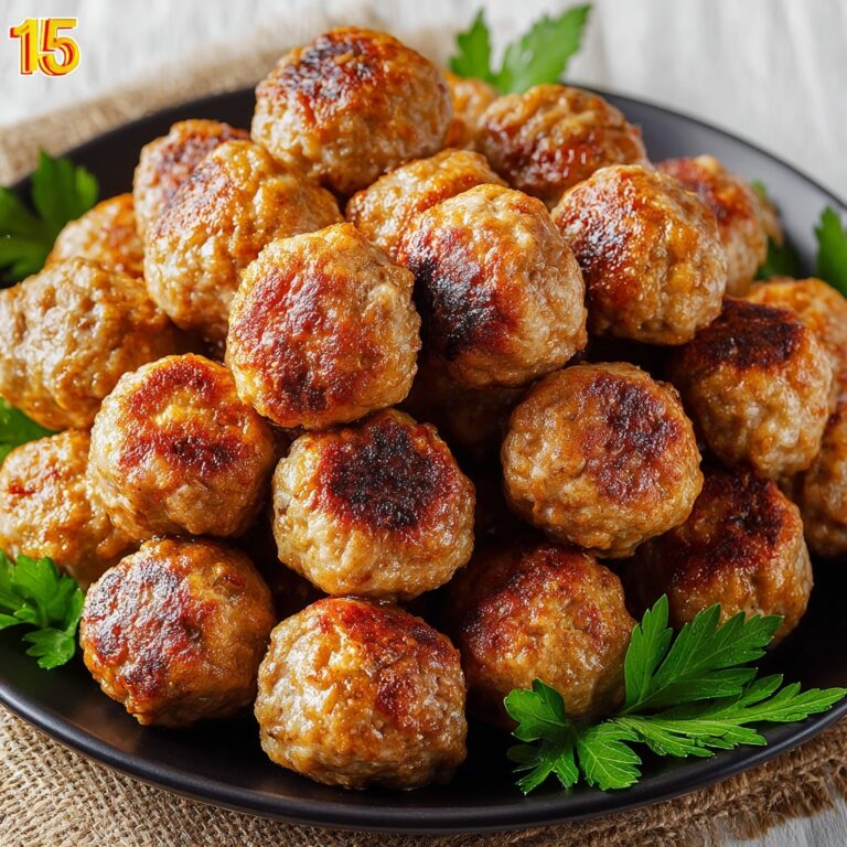 Cheddar Sausage Balls for Breakfast Recipe