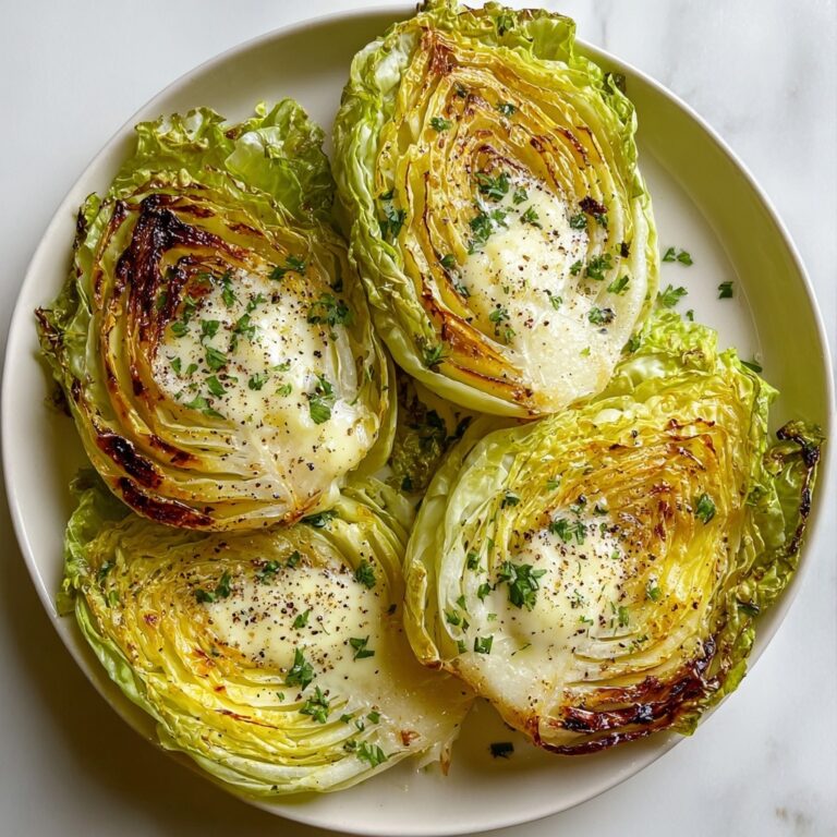 Melted Cabbage: Golden Garlic Parmesan Bliss Recipe