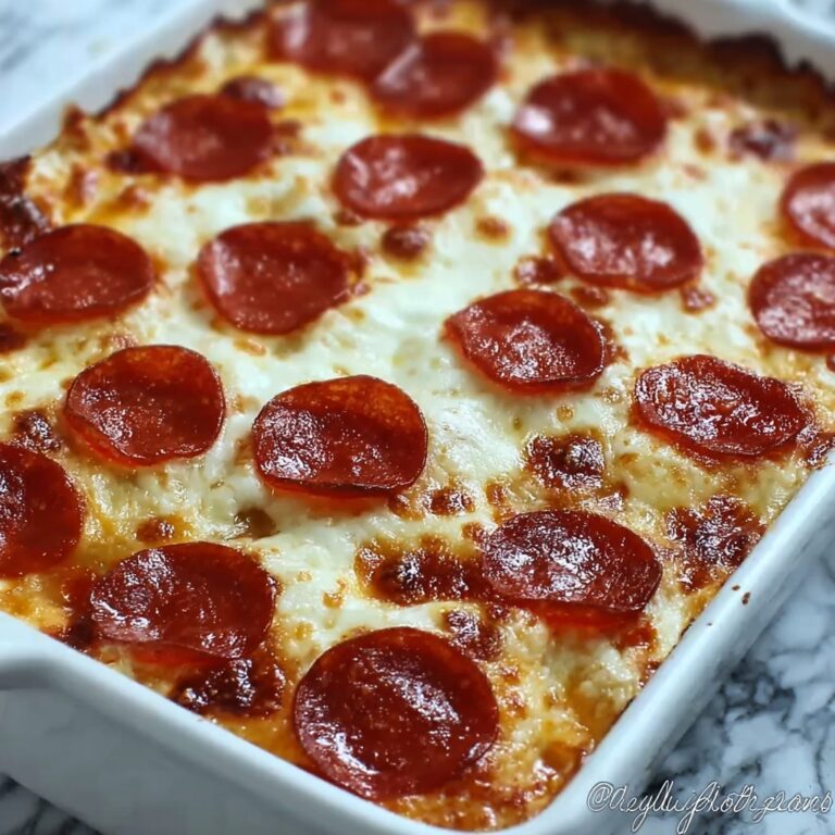 Pizza Cottage Cheese Bake Recipe