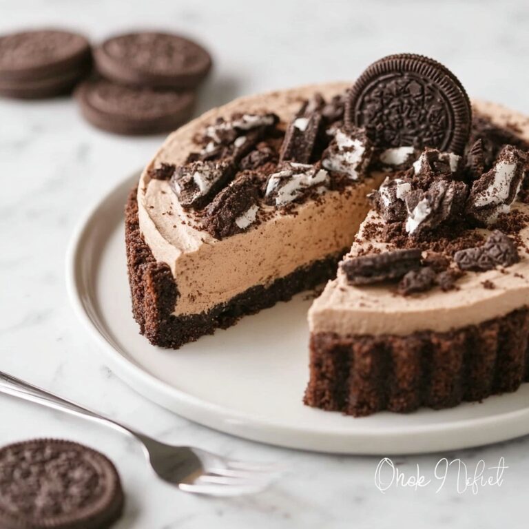 Easy Oreo Pie Recipe with Chocolate Cookie Crust Recipe