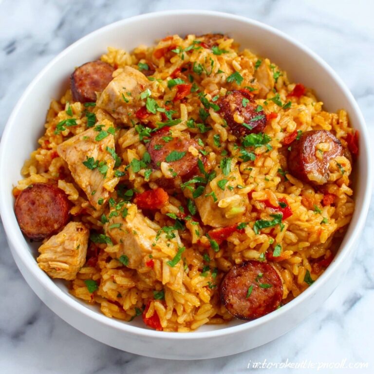 Creamy Cajun Chicken and Sausage Jambalaya Recipe