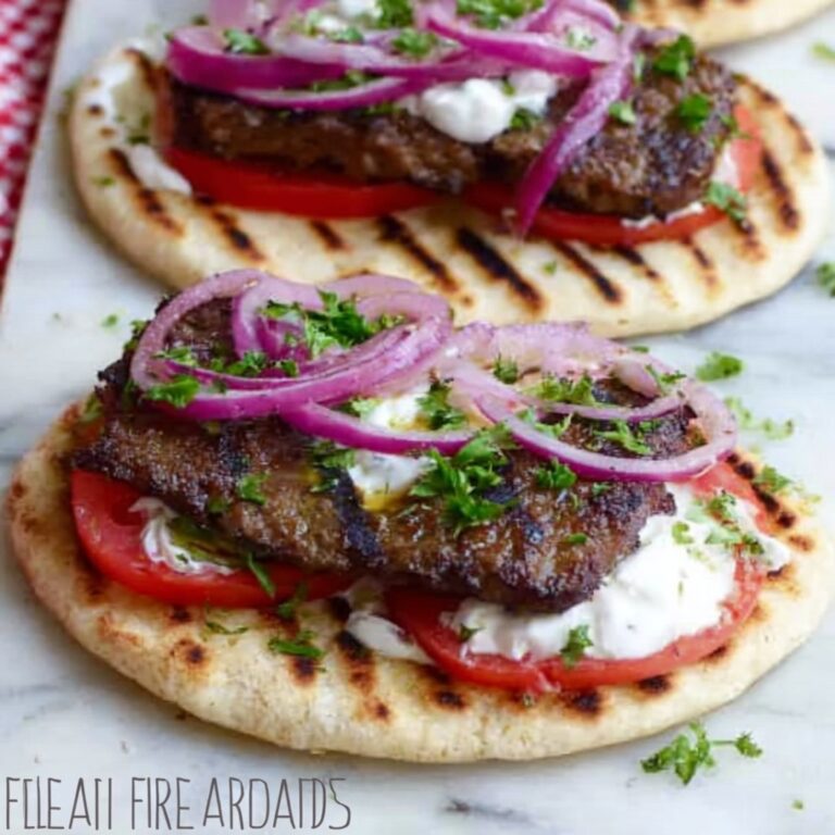 Juicy Oven-Baked Kebabs with Sumac Onions and Garlic Yoghurt Recipe