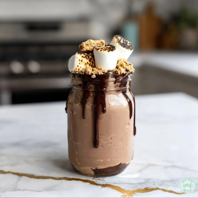 S’mores Protein Shake (with Sugar-Free Marshmallows) Recipe