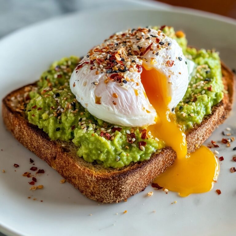 Creamy Avocado Toast with a Poached Egg for Protein Recipe