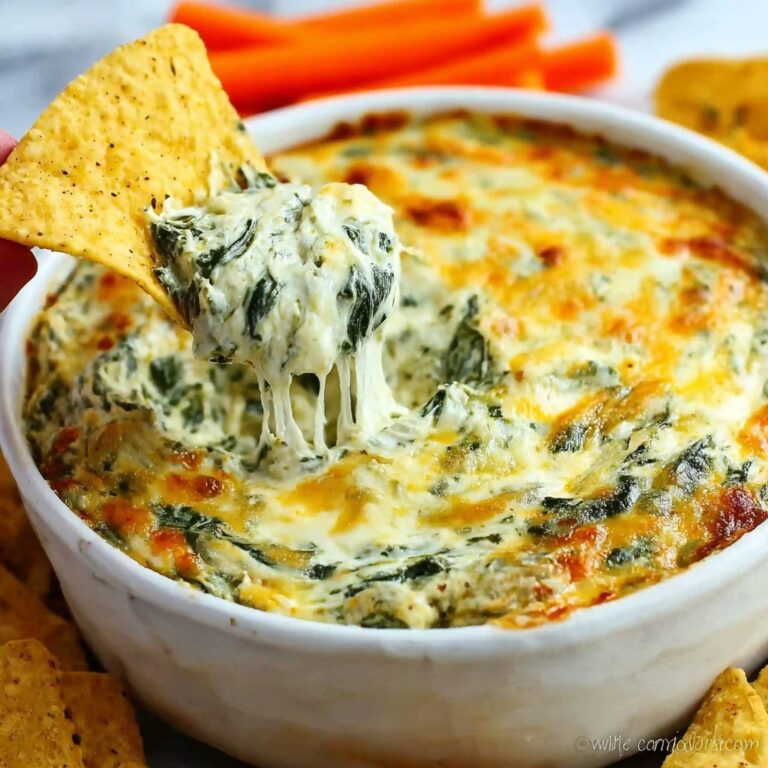 Creamy Spinach Artichoke Dip Recipe
