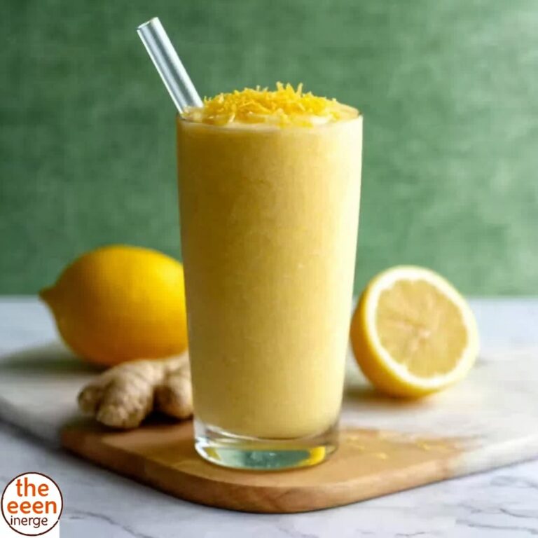 Fresh Lemon Ginger Detox Smoothie Recipe