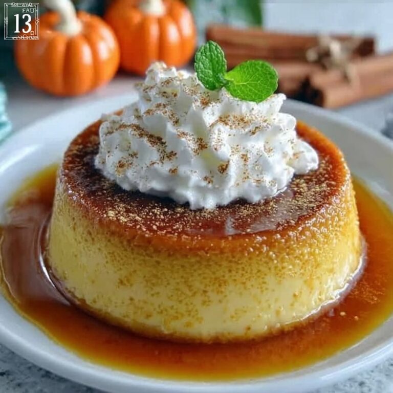 Pumpkin Custard with Caramel Topping Recipe