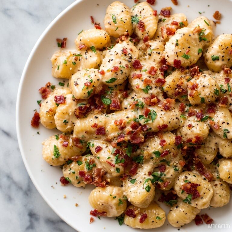 Creamy Beef Carbonara with Gnocchi Recipe