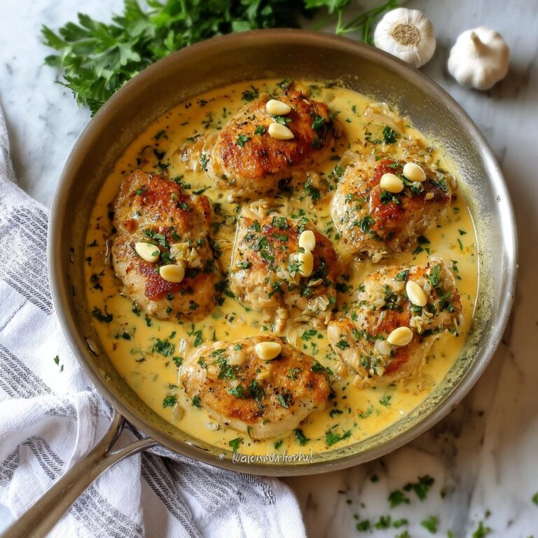 Creamy Garlic Chicken Recipe